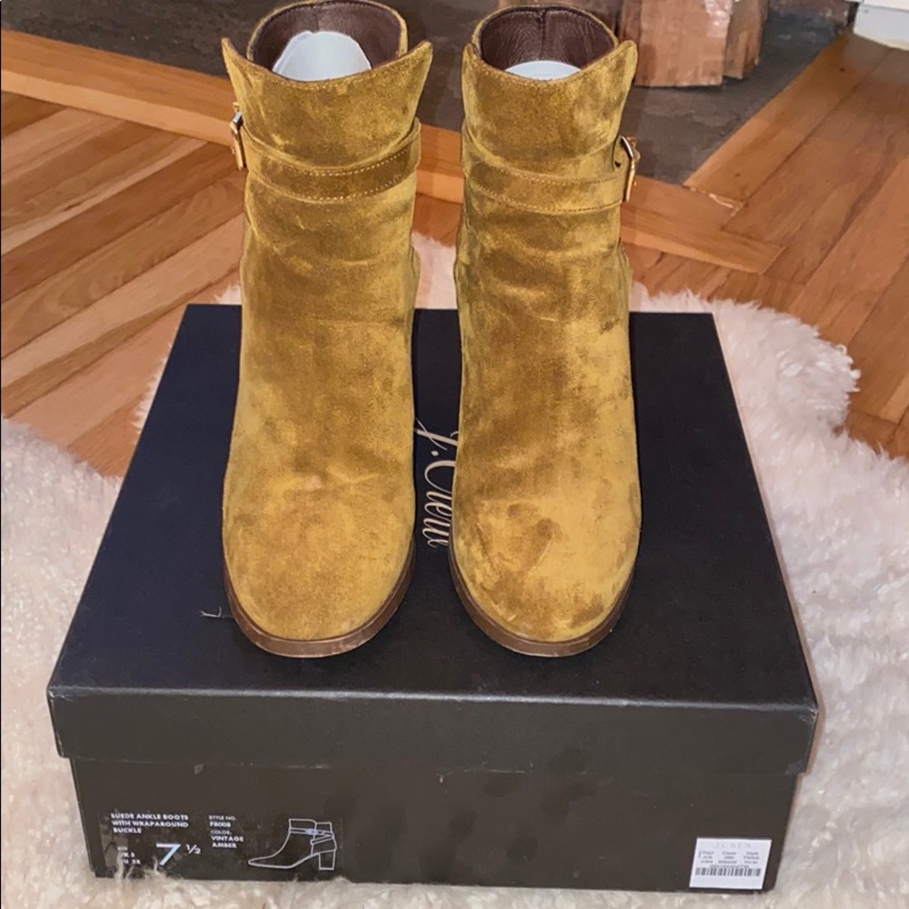 JCrew suede Ankle Boots